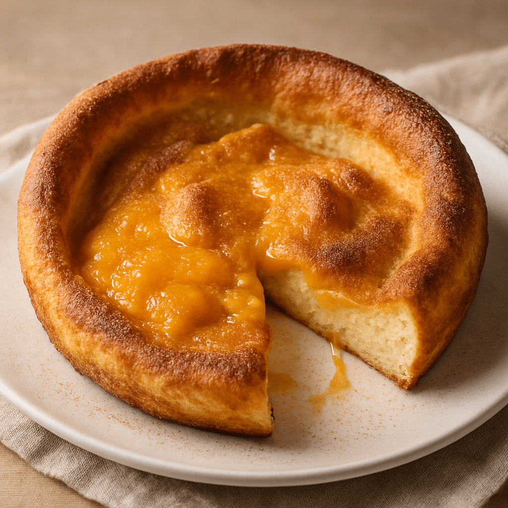 Cottage Cheese Mango Cheesecake: No-Bake, Creamy & High-Protein Dessert 4 Whole cottage cheese mango cheesecake with golden crust and mango topping