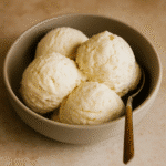 Cottage Cheese Ice Cream – Creamy, Protein-Packed & Surprisingly Healthy 6 Cottage cheese ice cream served in a bowl, creamy homemade high-protein dessert made with cottage cheese